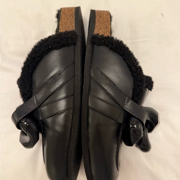 JW ANDERSON Black Shearling Chain Loafer EU 40/US 10 worn once - Picture 6 of 8